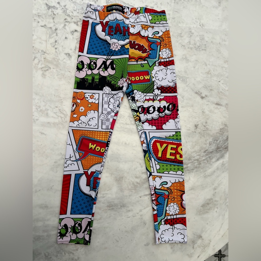 GEARBUNCH Pink Sugar Skull Leggins. Size XS